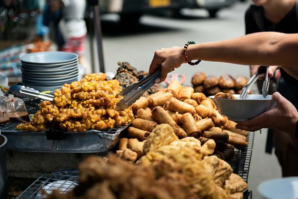 fried street food thailand bangkok