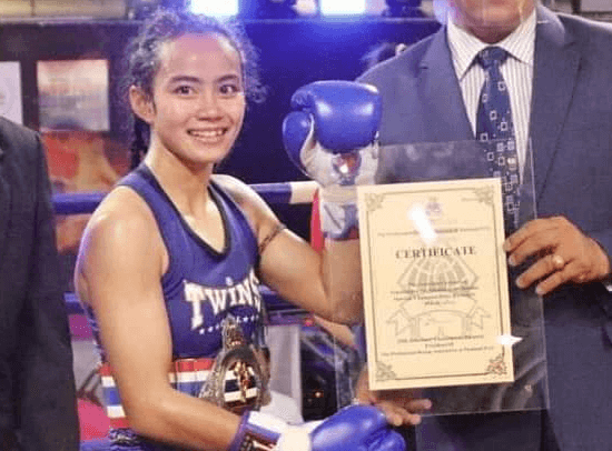 phayahong thailand champion pat muay thai female fighter woman nakhon ratchasima