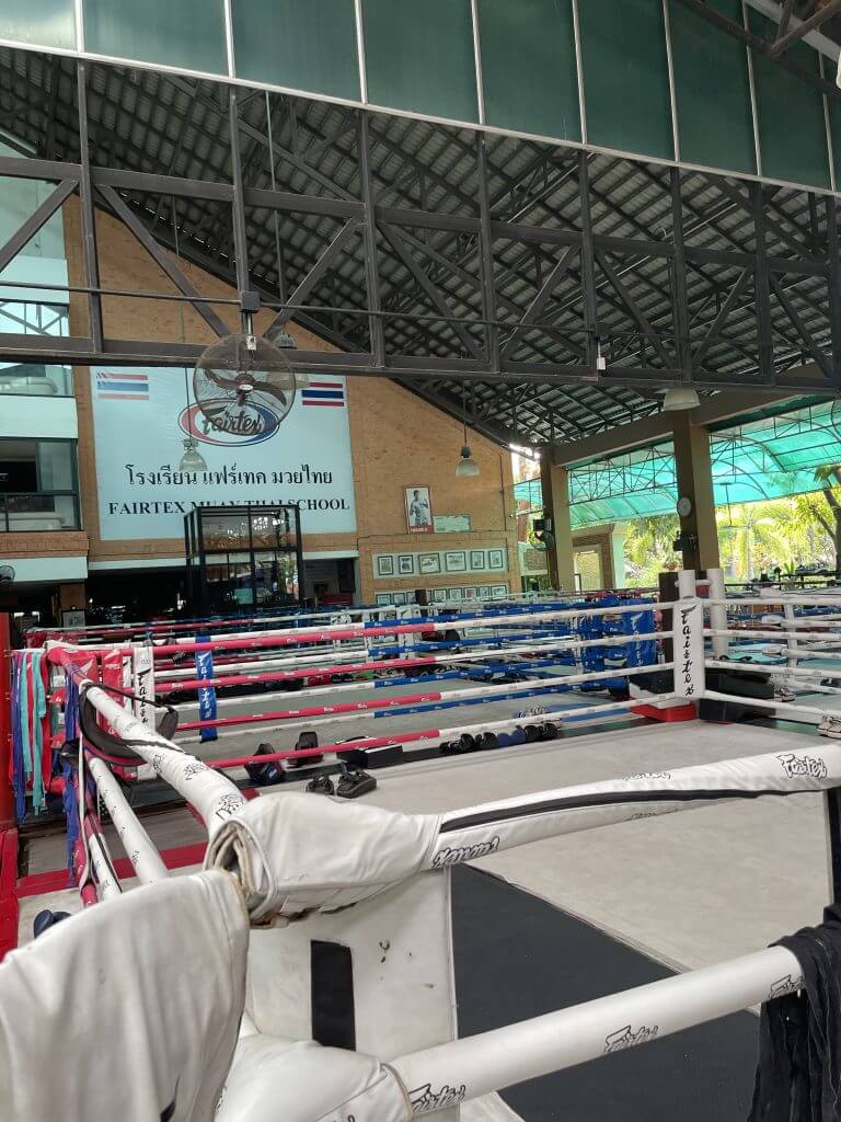 fairtex training center boxing ring