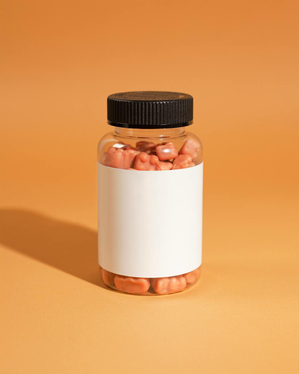 gummies in plastic bottle